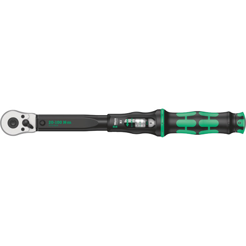 Cl&eacute; dynamom&eacute;trique Click-Torque B2 avec cliquet r&eacute;versible, &agrave; cliquer, Entraînement 3/8" carr&eacute;, 20 - 100 Nm Nuna Depot Inc.