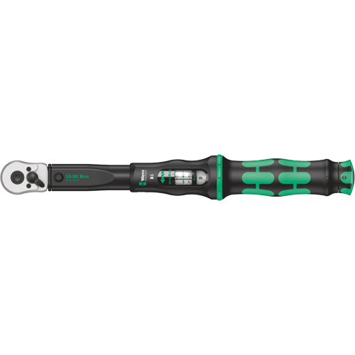 Click-Torque B Torque Wrench with Reversible Ratchet, Click, 3/8" Square Drive, 10 - 50 Nm Nuna Depot Inc.