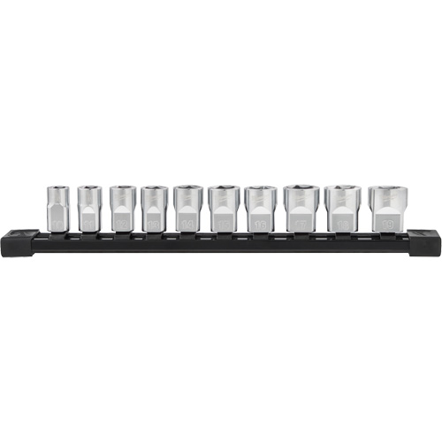 Metric Sockets with Four Flat Sides, 10 Pcs, 3/8" Drive Size Nuna Depot Inc.