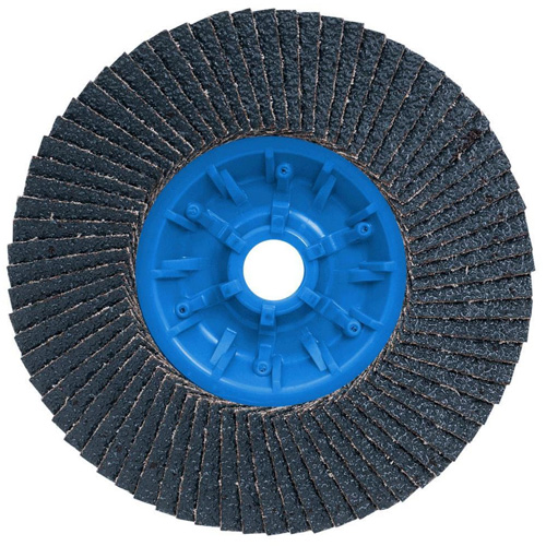 POWERBLEND TRM QC Flap Disc, 5" x 5/8"-11, Type 27, Z40 Grit, Zirconia Alumina Nuna Depot Inc.