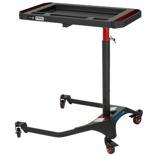 JUHT-100A Adjustable-Height Under-Hood ABS Tool Tray, 0 Drawers, 18-7/10" L x 31-17/20" W x 48-2/5" H, Black Nuna Depot Inc.