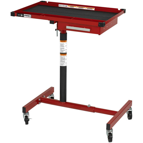 Plateau &agrave; outils pour sous le capot &agrave; hauteur ajustable JUHT-220S, 1 tiroirs, 19-7/8" lo x 28-3/4" la x 47-3/4" h, Noir/Rouge Nuna Depot Inc.