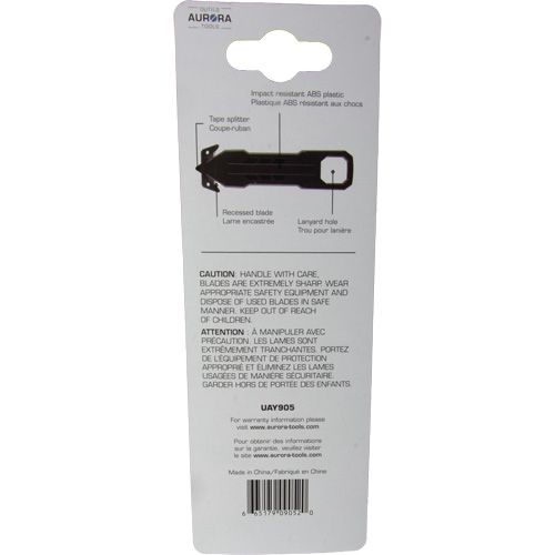 READYEDGE Disposable Safety Knife, Stainless Steel, Plastic Handle Nuna Depot Inc.