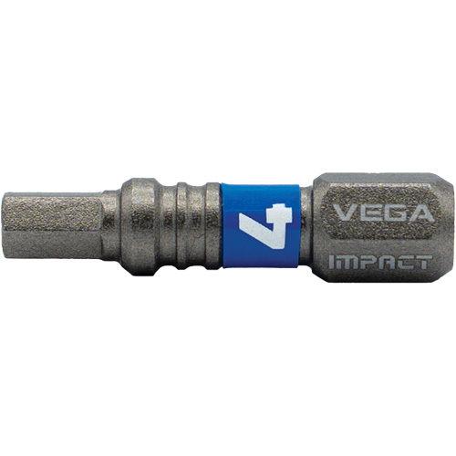 Impactech&reg; Insert Bit, Hex, 4 mm, 1/4" Drive Nuna Depot Inc.