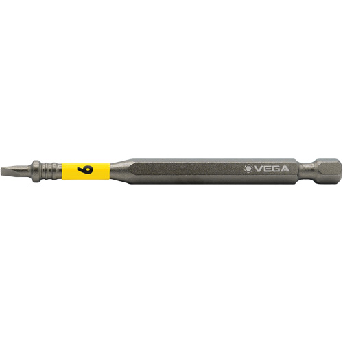 Impactech&reg; Power Bit, Slot, 6F-8R Tip, 1/4" Drive Size, 3-1/2" Length Nuna Depot Inc.