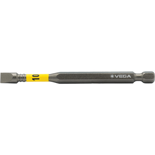 Impactech&reg; Power Bit, Slot, 10F-12R Tip, 1/4" Drive Size, 3-1/2" Length Nuna Depot Inc.