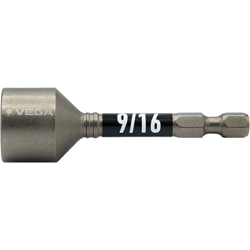 Tourne-&eacute;crou Impactech, Embout 9/16", Prise 1/4", 2-9/16" lo, Magn&eacute;tique Nuna Depot Inc.