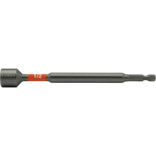 Impactech&reg; Nut Driver, 1/2" Tip, 1/4" Drive, 6" L, Magnetic Nuna Depot Inc.