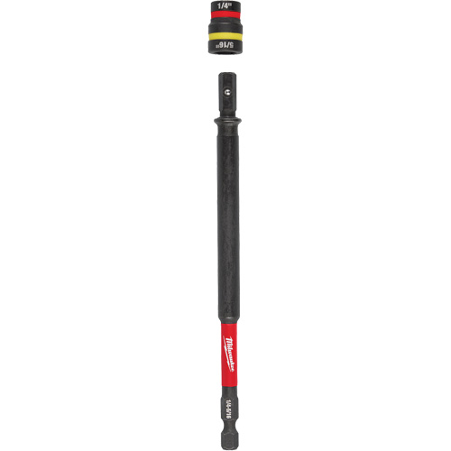 SHOCKWAVE Impact Duty 1/4” & 5/16” QUIK-CLEAR 2-in-1 Nut Driver, 1/4" Drive, 6" L, Magnetic Nuna Depot Inc.