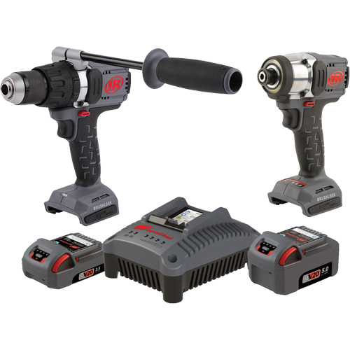 Hammer Drill & Impact Driver Combo Tool Kit, Lithium-Ion, 20 V Nuna Depot Inc.