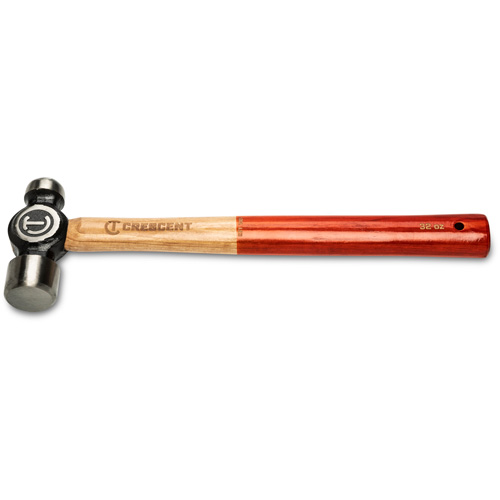 Ball Pein Hammer, 32 oz. Head Weight, Polished Face, Wood Handle Nuna Depot Inc.