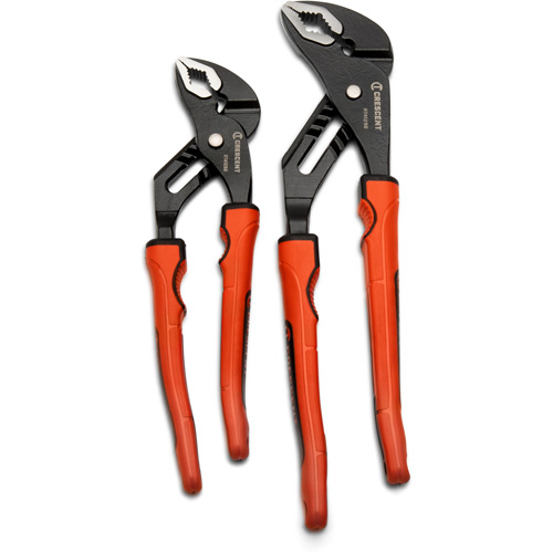 Grip Zone V-Jaw Tongue & Groove Plier Set with Dual Material Rawhide Handle, 2 Pieces Nuna Depot Inc.