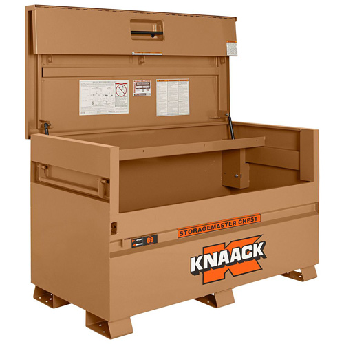 Model 69 Piano Box with Padlock, 60" W x 30" D x 34-1/4" H, Tan Nuna Depot Inc.
