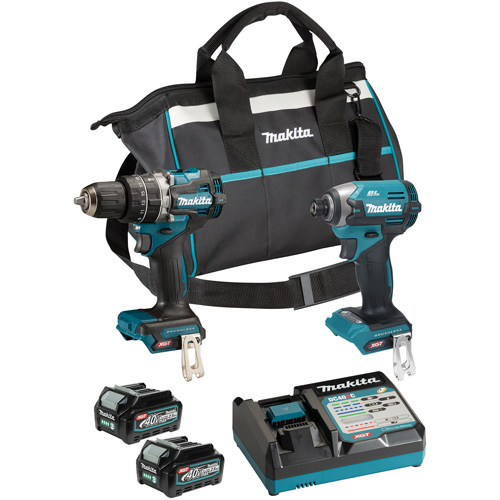 Ensemble doutils sans fil 40?Vmax XGT &agrave; moteur sans balais : visseuse &agrave; chocs et perceuse-visseuse &agrave; percussion, Lithium-ion, 40 V Nuna Depot Inc.