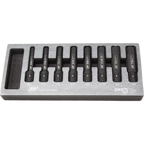 SAE Bit Impact Socket Set, Hex, 8 Pcs Nuna Depot Inc.