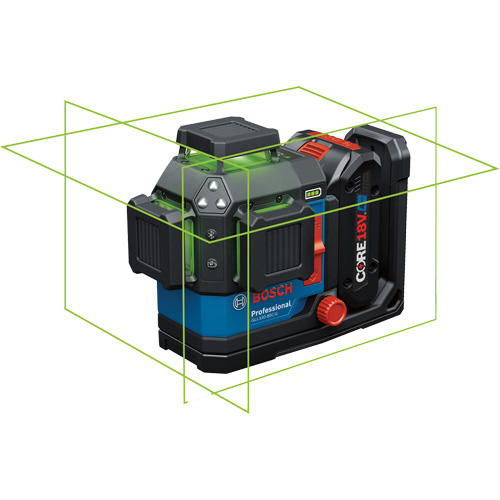 360 Connected Green-Beam Three-Plane Leveling and Alignment Laser Nuna Depot Inc.