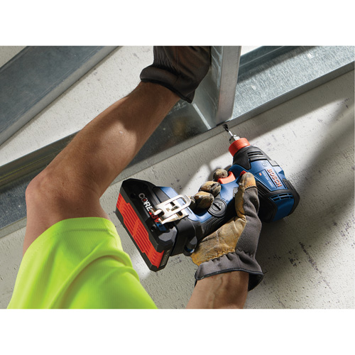 Ensemble visseuse/cl&eacute; &agrave; chocs 2-en-1 pour embouts et douilles, 1/2", 1800 lb-po Couple max., 18 V, Lithium-ion Nuna Depot Inc.