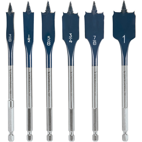 Daredevil&reg; Spade Bit Set, 6 Pieces Nuna Depot Inc.