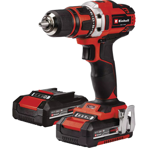 Ensemble perceuse sans fil, Lithium-ion, 18 V, Mandrin 1/2", Couple 354 lb-po Nuna Depot Inc.