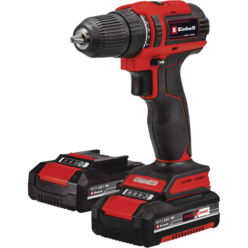 Ensemble perceuse sans fil, Lithium-ion, 18 V, Mandrin 3/8", Couple 354 lb-po Nuna Depot Inc.