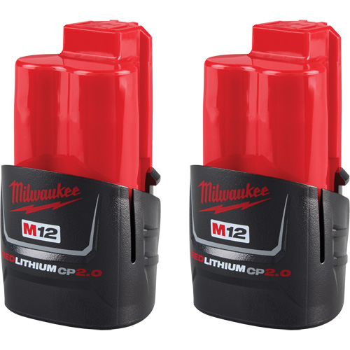 Batteries compactes M12 REDLITHIUM CP2.0, Lithium-ion, 12 V, 2 Ah Nuna Depot Inc.