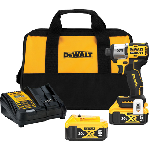 MAX* XR&reg; 3-Speed Impact Driver Kit, 1/4", 1825 in-lbs Max. Torque, 20 V, Lithium-Ion Nuna Depot Inc.