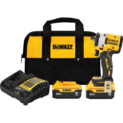 ATOMIC MAX* Cordless Impact Wrench With Hog Ring Anvil Kit, 20 V, 1/2" Socket Nuna Depot Inc.