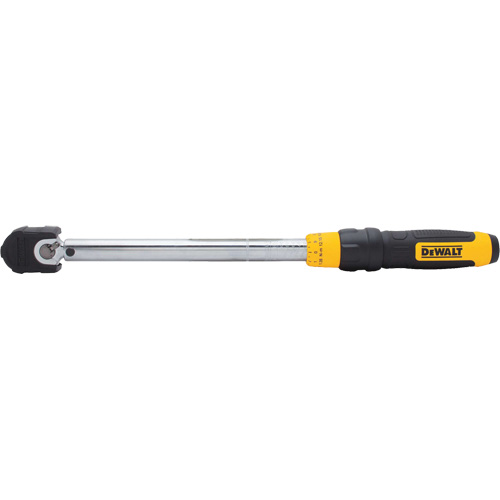 Cl&eacute; dynamom&eacute;trique &agrave; microm&egrave;tre, &agrave; cliquer, Entraînement 3/8" carr&eacute;, 20 - 100 lb-pi/27,11-135. 58 N.m Nuna Depot Inc.
