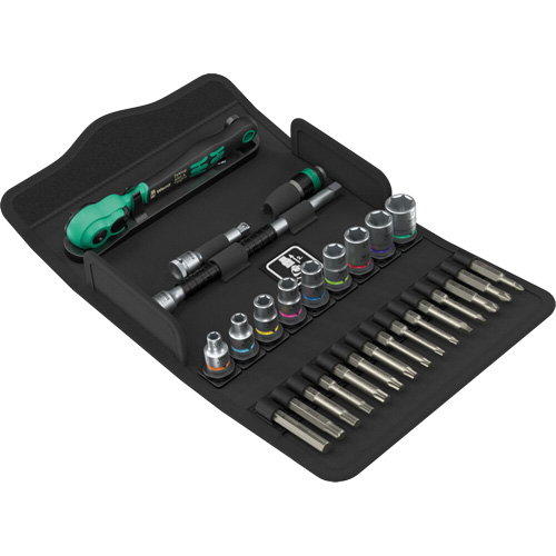 Jeu de cl&eacute; &agrave; cliquet SA 15 Zyklop Comfort avec levier dinversion, 28 Mcx, Prise de 1/4" Nuna Depot Inc.