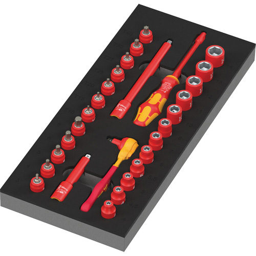 Foam Insert 8007 A VDE Zyklop VDE Ratchet Set 1, 1000 V, 30 Pcs Nuna Depot Inc.