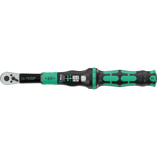 Adjustable Click-Torque Lock A 5 Torque Wrench with Torque Lock Function, Click, 1/4" Square Drive, 1 - 18 lbf. Ft Nuna Depot Inc.