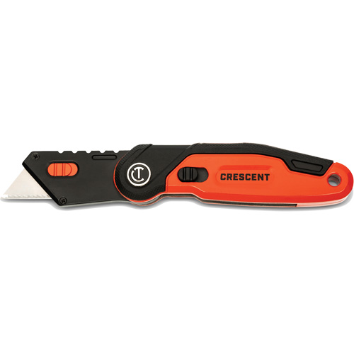 Folding Utility Knife, 1" Blade, Steel Blade, Aluminum Handle Nuna Depot Inc.