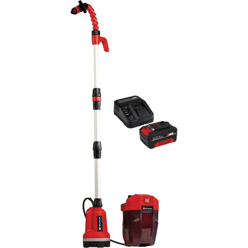 Pompe &agrave; eau propre pour baril de pluie sans fil avec batterie 4 Ah et ensemble de d&eacute;part de chargeur, 18 V, 792,5 gal./min Nuna Depot Inc.