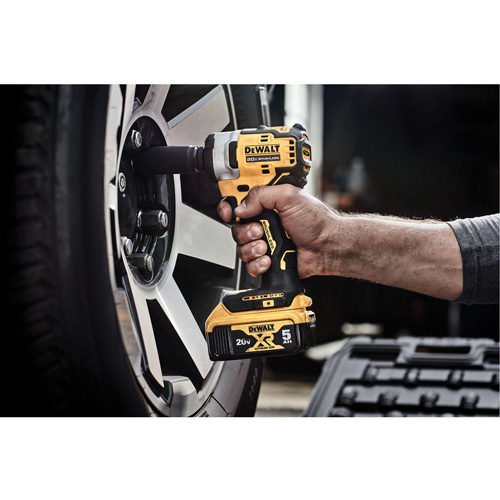 Cordless Impact Wrench with Hog Ring Anvil, 20 V, 1/2" Socket Nuna Depot Inc.