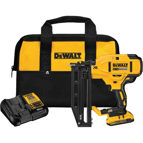 Ensemble de cloueuse droite sans fil pour la finition de cal 16 XR, 20 V, Lithium-ion Nuna Depot Inc.