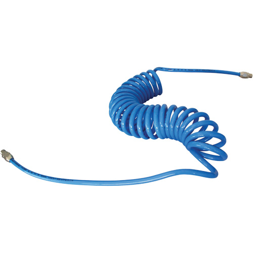 MAXAIR Coiled Hose, Air, 1/4" ID x 50' L, Polyurethane Nuna Depot Inc.