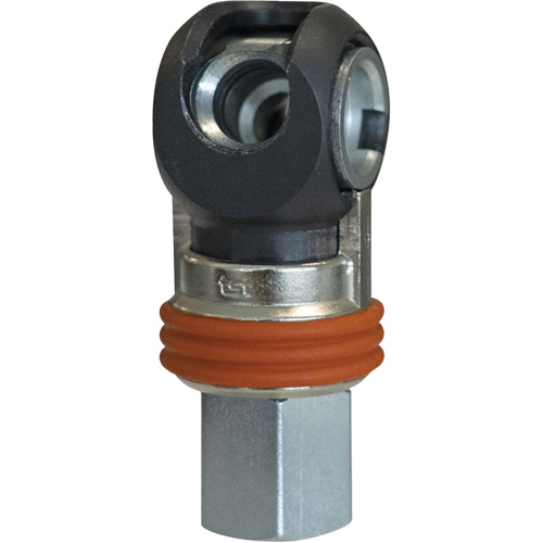 Raccord industriel rapide basculant TOPQUIK SC, Acier nickel&eacute;, 3/8", NPT femelle, 360 PSI Nuna Depot Inc.
