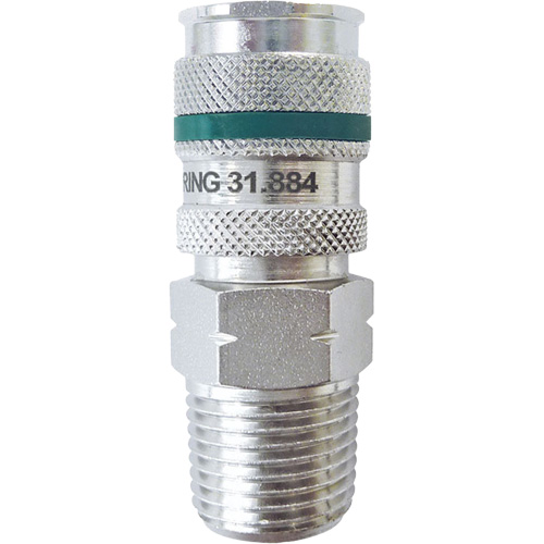 Raccord rapide QUIKSILVER Ultraflo 7,8 mm, Acier zingu&eacute;, 1/2", NPT m&acirc;le, 362 PSI Nuna Depot Inc.
