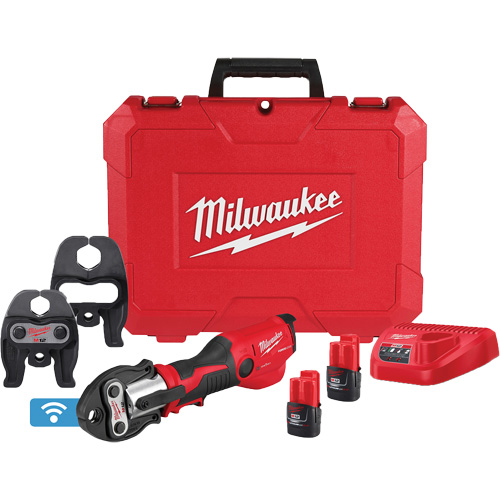 M12 FORCE LOGIC Press Tool Kit with ONE-KEY with CTS-V Jaws, 1/2" - 1", Power Driven Nuna Depot Inc.