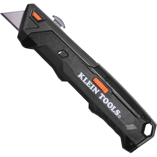 Auto-Loading Retractable Knife with Dual-Sided Blade Magazine, Steel, Plastic Handle Nuna Depot Inc.