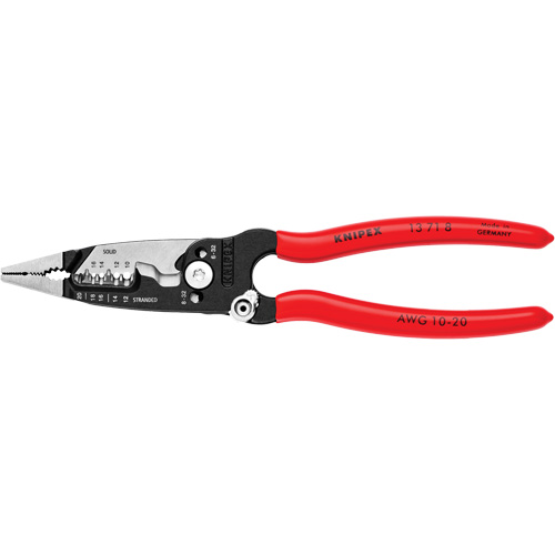 Pince &agrave; d&eacute;nuder forg&eacute;e, 8" lo, 10 - 20 AWG Nuna Depot Inc.
