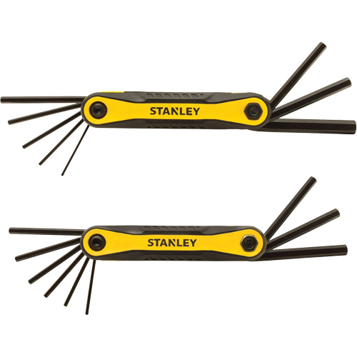 2-Piece Durable Folding Hex Keys, 8 Pcs., Metric & Imperial Nuna Depot Inc.