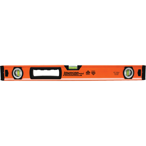 Level with Protective End-Caps, Box, 2' L, Aluminum, 3, Non-Magnetic Nuna Depot Inc.