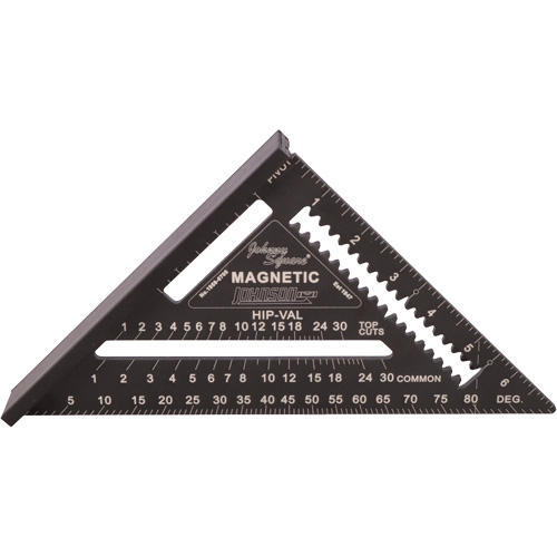 &eacute;querre de charpentier magn&eacute;tique grav&eacute;e au laser Johnny Square&reg; de 7 po Nuna Depot Inc.