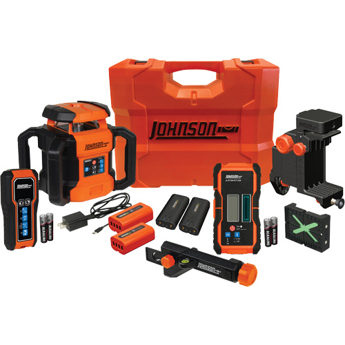 Trousse de niveau laser rotatif &agrave; double pente GreenBrite&reg;, 4000' (1219,2 m), 510 Nm/530 N.m Nuna Depot Inc.