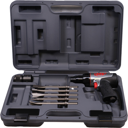 Heavy-Duty Air Hammer with Chisels, 16.2 CFM, 1/4" NPT, 3330 BPM, 3/4" x 2-1/2" (0.0mm x 0.0mm) Nuna Depot Inc.