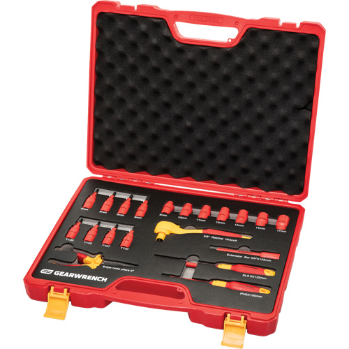 3/8" Drive VDE Insulated Tool Set, 1000 V, 20 Pcs Nuna Depot Inc.
