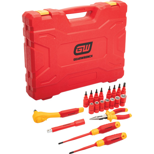 3/8" Drive VDE Insulated Tool Set, 1000 V, 20 Pcs Nuna Depot Inc.