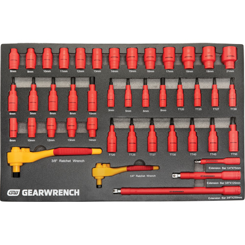 Jeu d'outils VDE isol&eacute;s, 1000 V, 72 M Nuna Depot Inc.