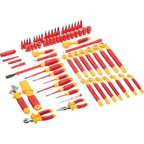 Jeu d'outils VDE isol&eacute;s, 1000 V, 72 M Nuna Depot Inc.